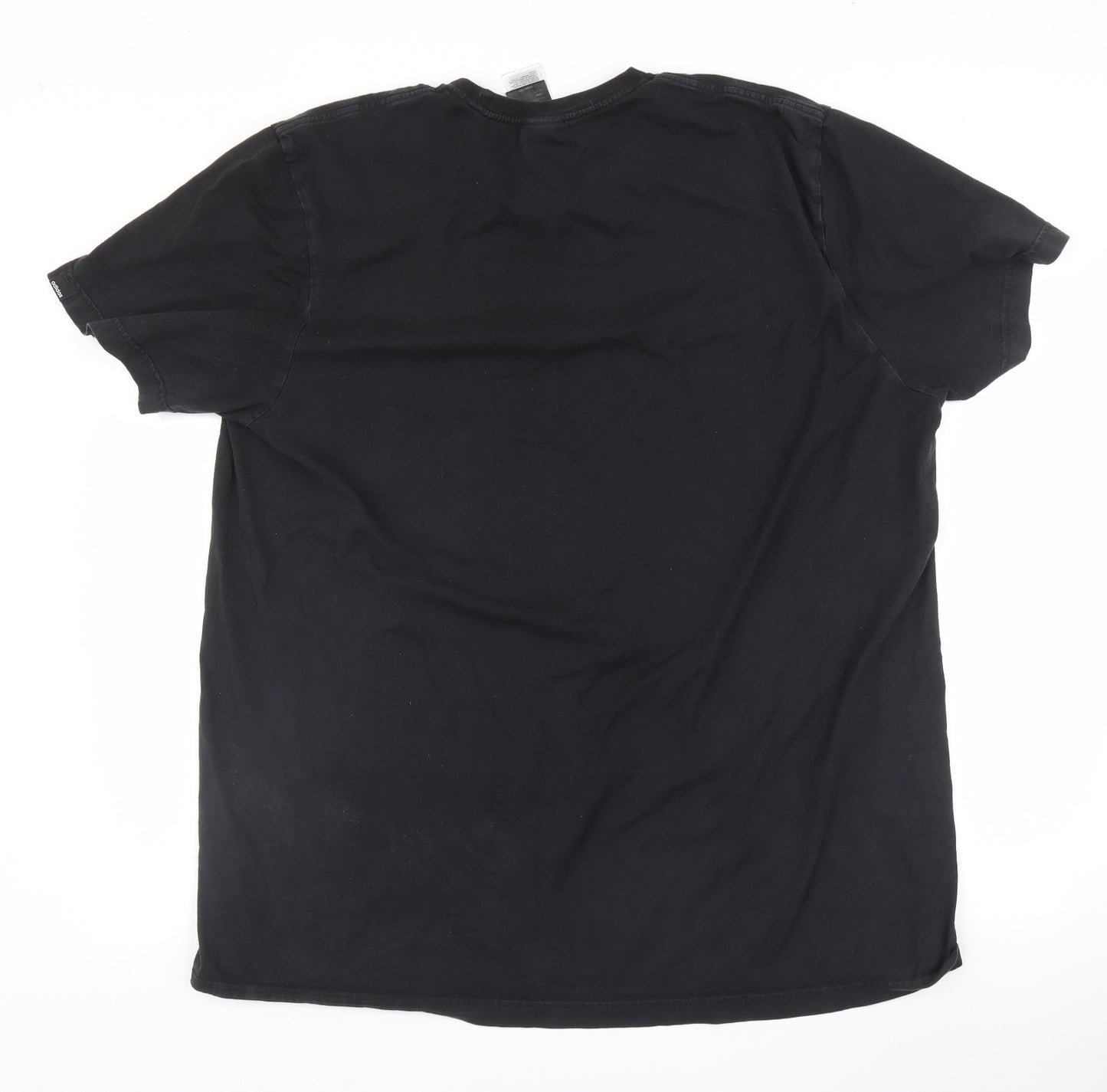 adidas Mens Black    T-Shirt Size 2XL