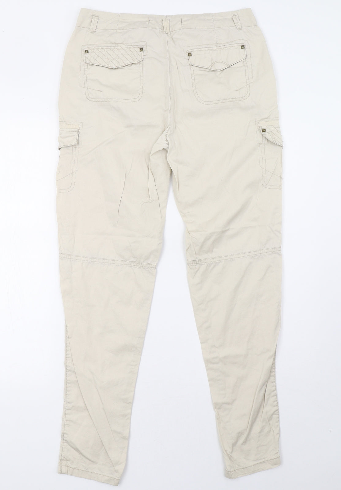 New Look Womens Beige   Trousers  Size 12 L32 in