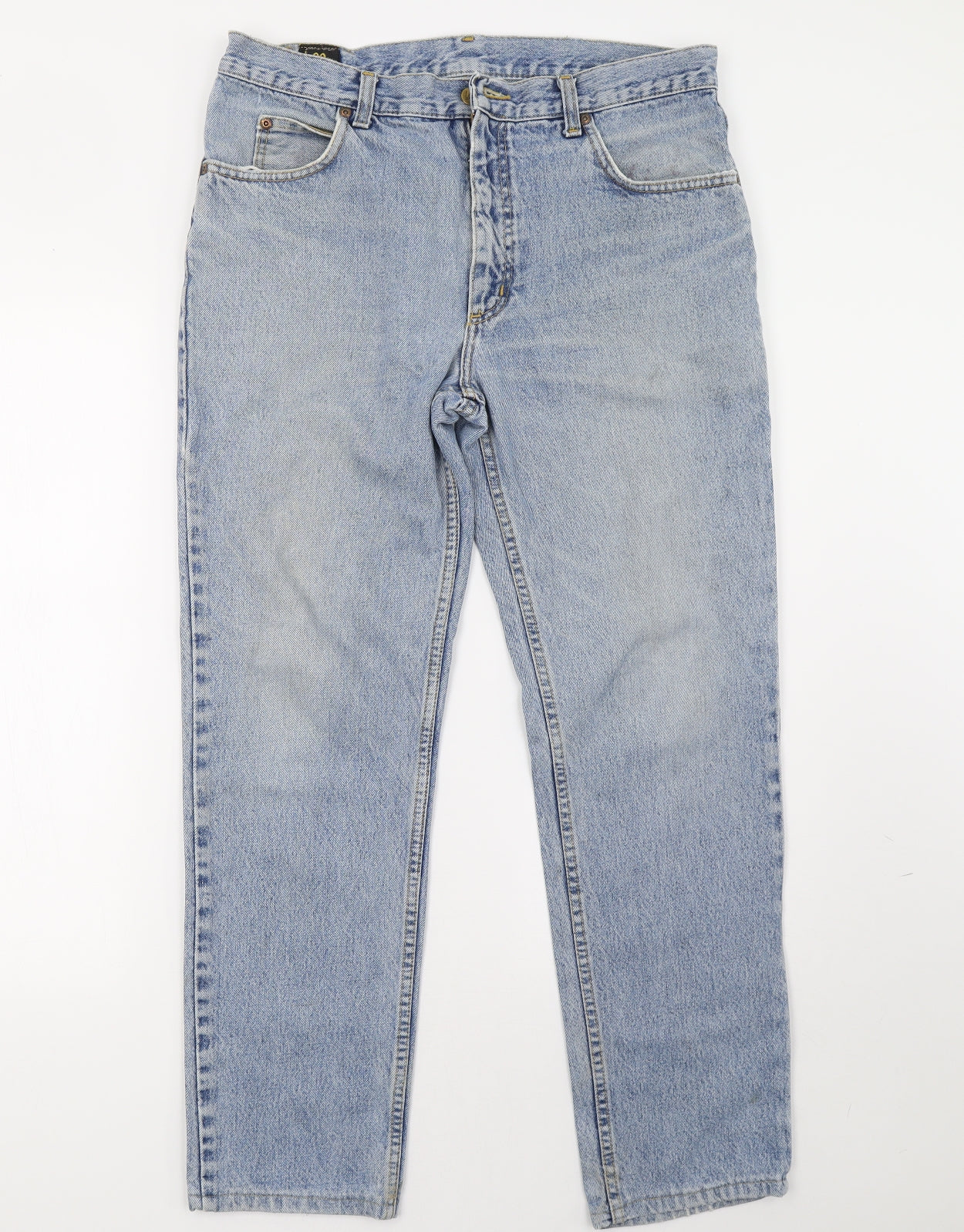 Lee Mens Blue  Denim Straight Jeans Size 34 L31 in