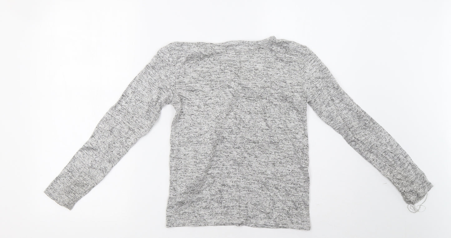 Primark Girls Grey   Pullover Sweatshirt Size 11 Years  - christmas