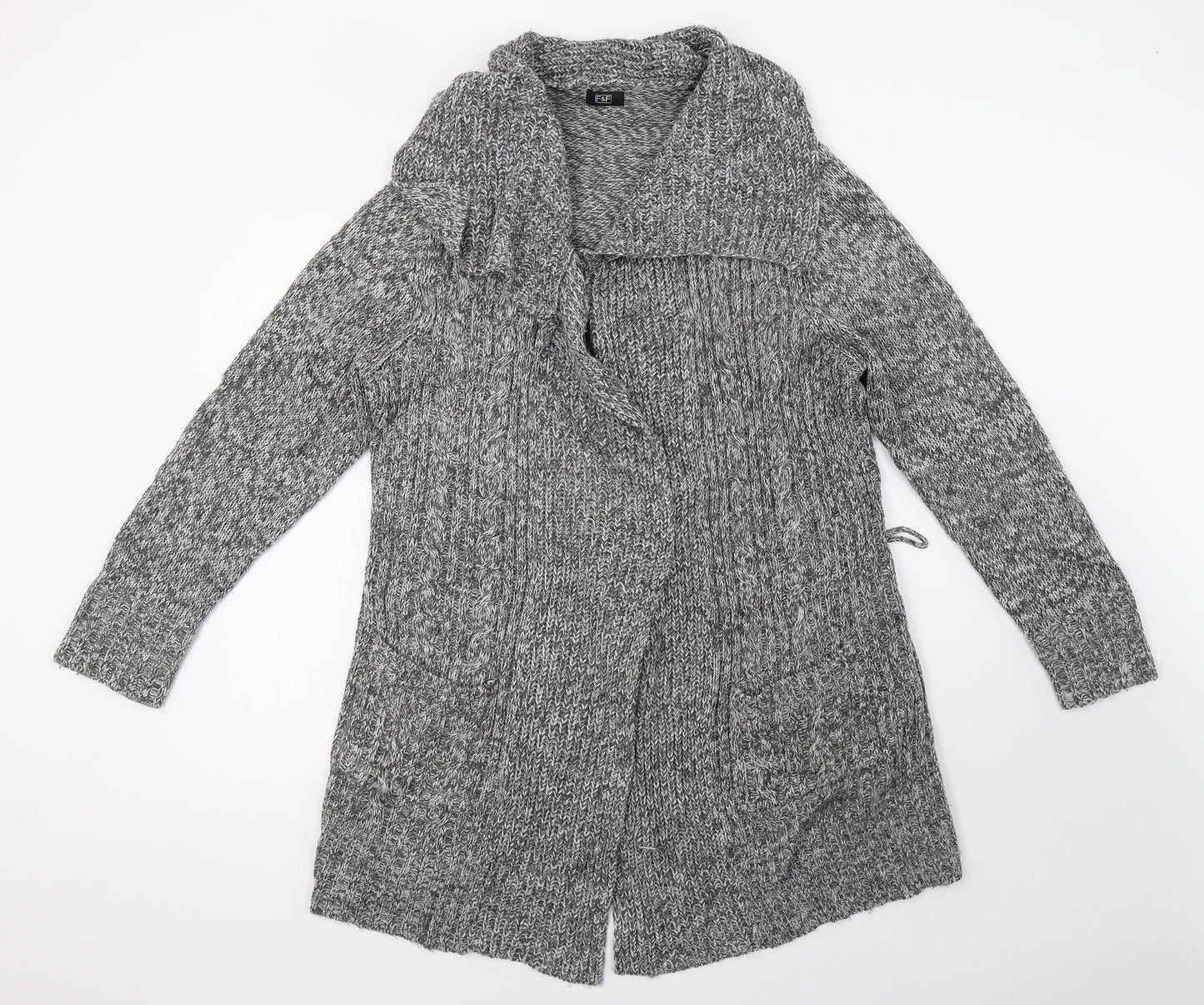 F&F Womens Grey   Cardigan Jumper Size 18