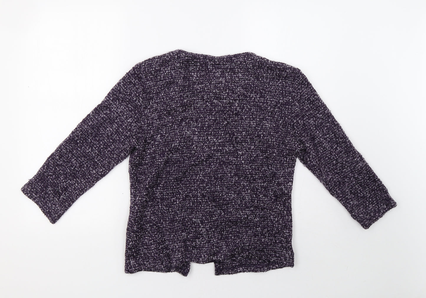 Marks and Spencer Womens Purple  Knit Cardigan Jumper Size M