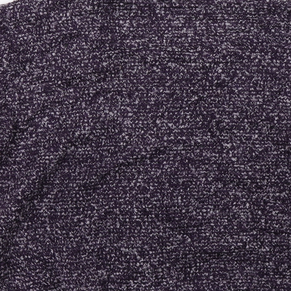 Marks and Spencer Womens Purple  Knit Cardigan Jumper Size M
