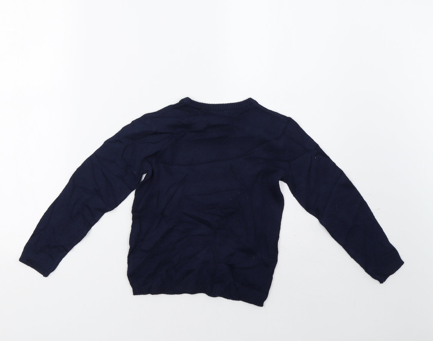 Lupilu Girls Blue  Knit Pullover Sweatshirt Size 5-6 Years  - Christmas