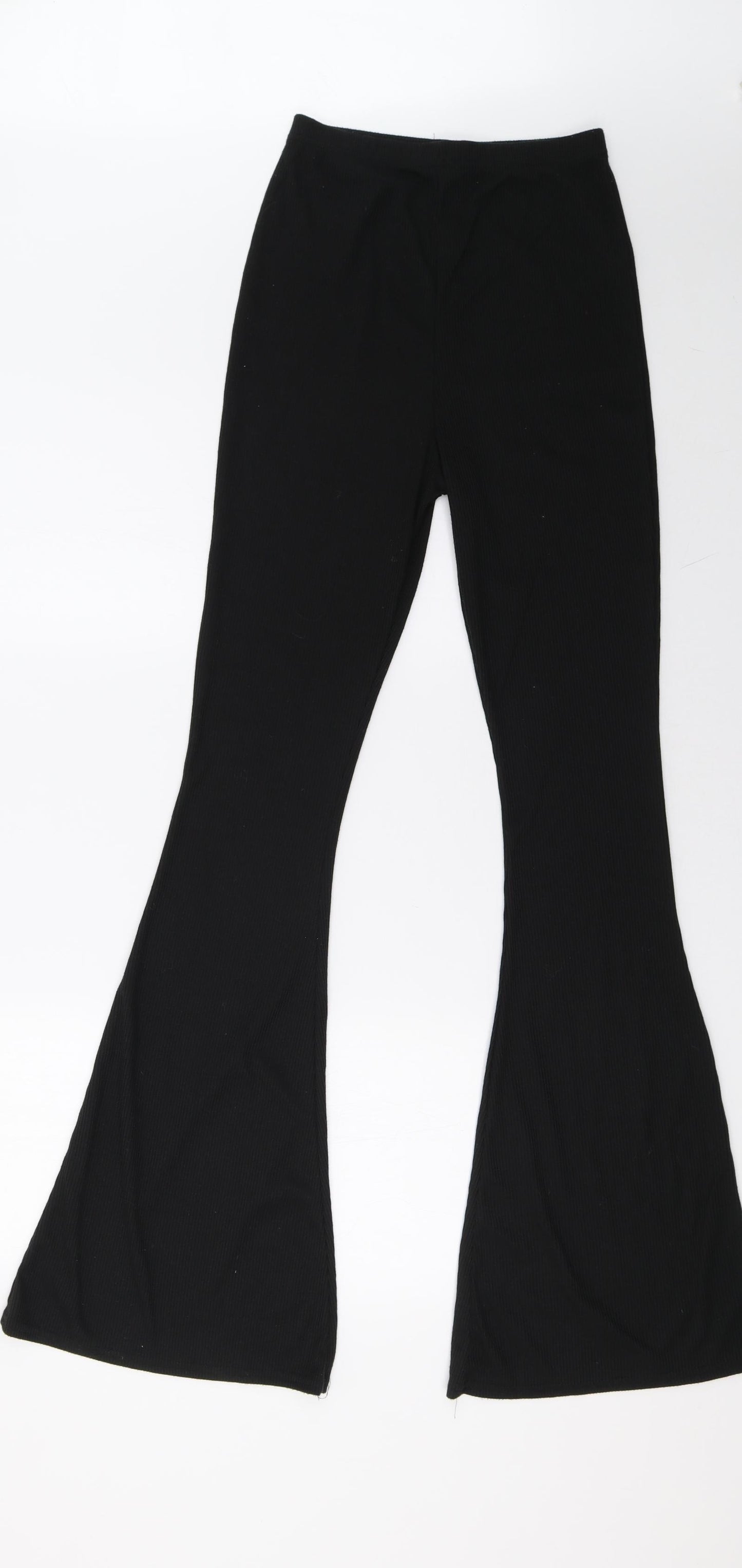 PRETTYLITTLETHING Womens Black   Sweatpants Trousers Size 8 L34 in
