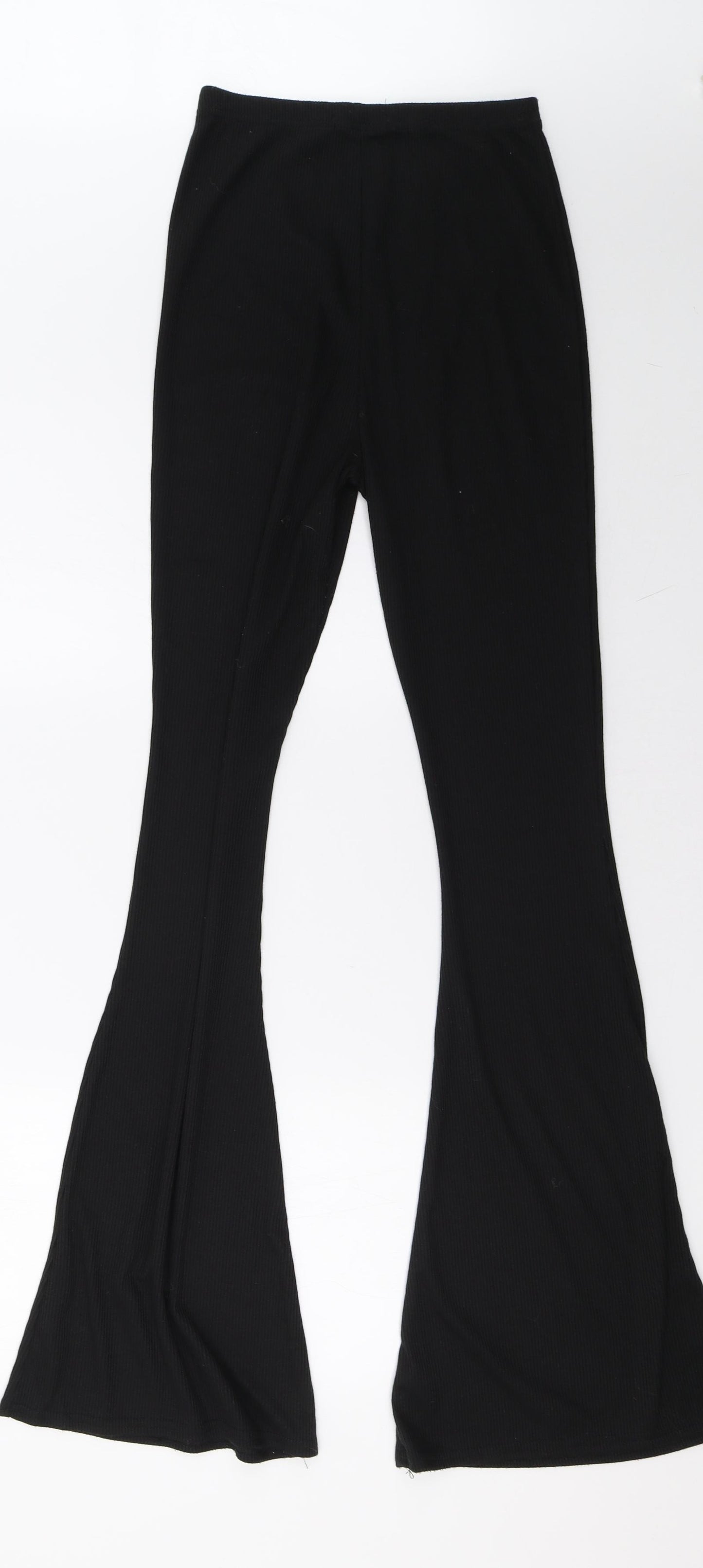 PRETTYLITTLETHING Womens Black   Sweatpants Trousers Size 8 L34 in