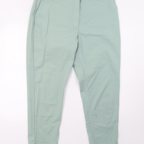 Marks and Spencer Womens Green   Trousers  Size 16 L30 in