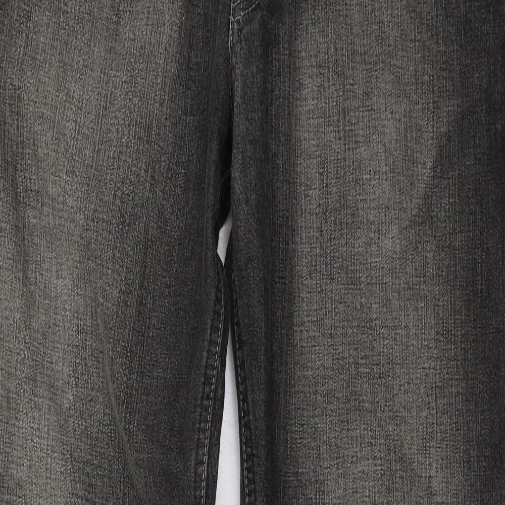 Tommy Hilfiger Mens Black  Denim Straight Jeans Size 32 L34 in
