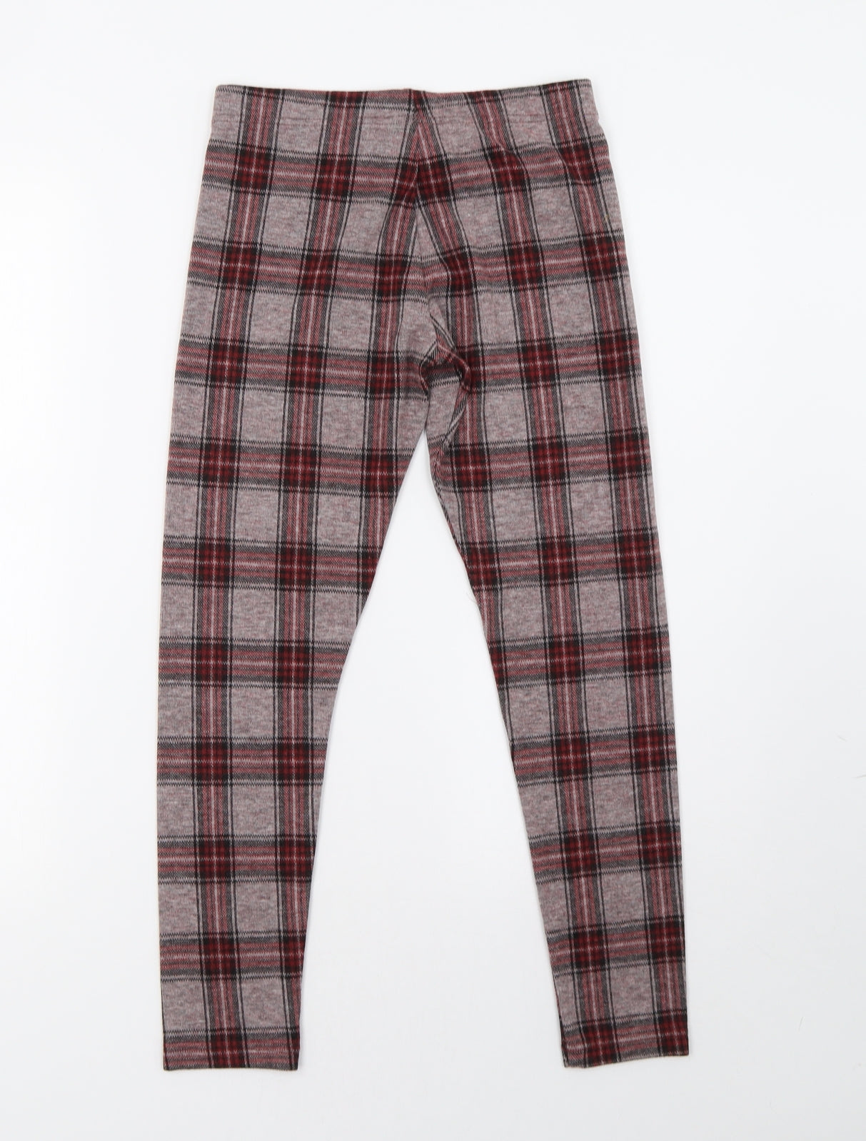 NEXT Girls Red Check   Trousers Size 11 Years