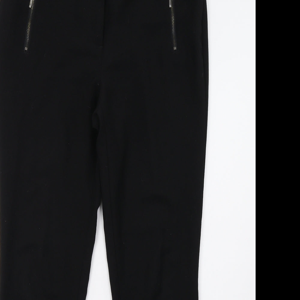 NEXT Womens Black   Trousers  Size 10 L30 in