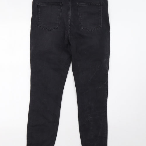 Zara Womens Grey  Denim Skinny Jeans Size 10 L30 in