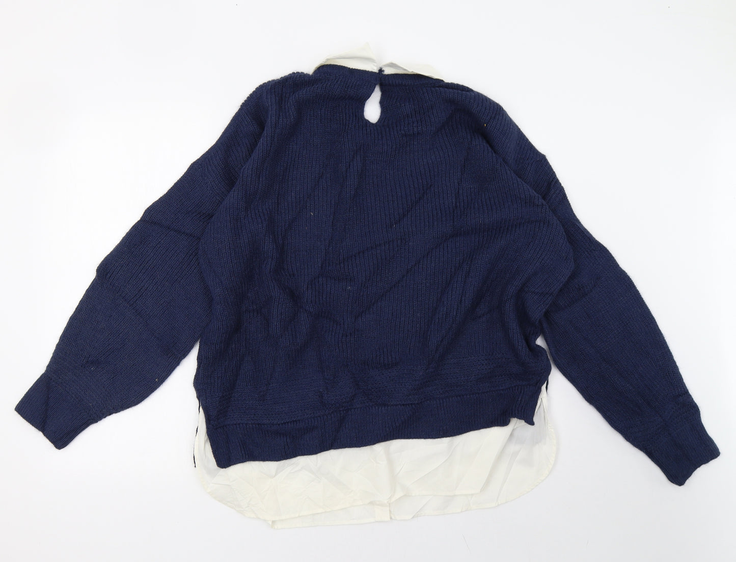 George Womens Blue   Pullover Sweatshirt Size XL