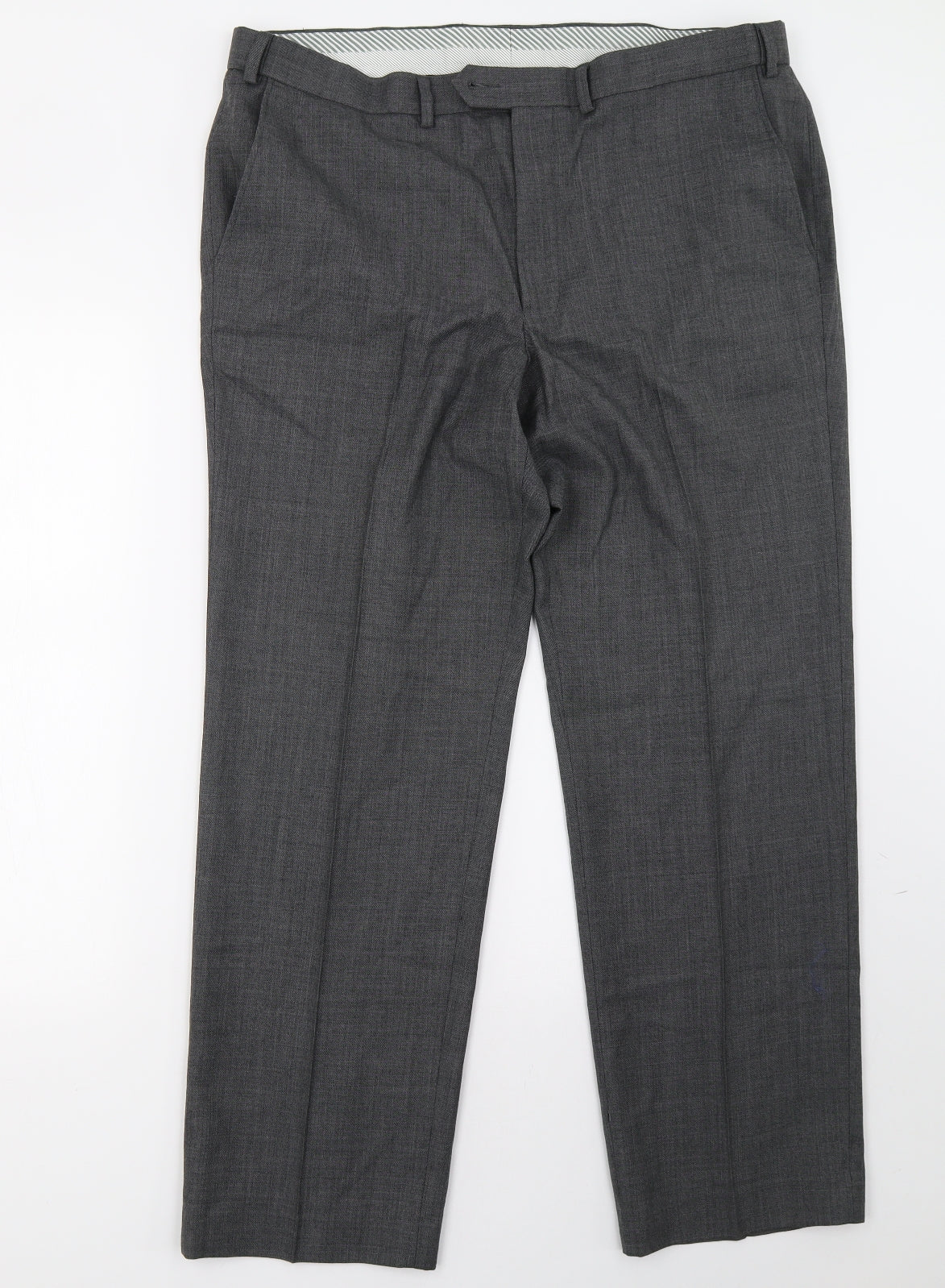 Marks and Spencer Mens Grey   Trousers  Size 38 L31 in