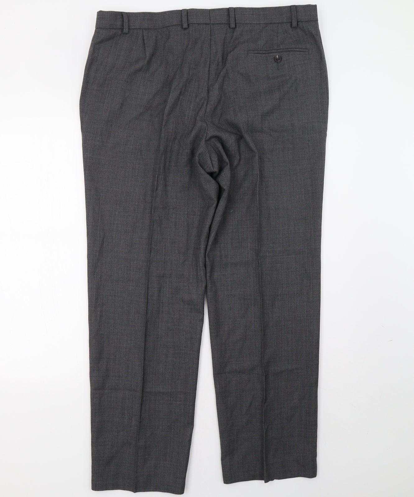 Marks and Spencer Mens Grey   Trousers  Size 38 L31 in