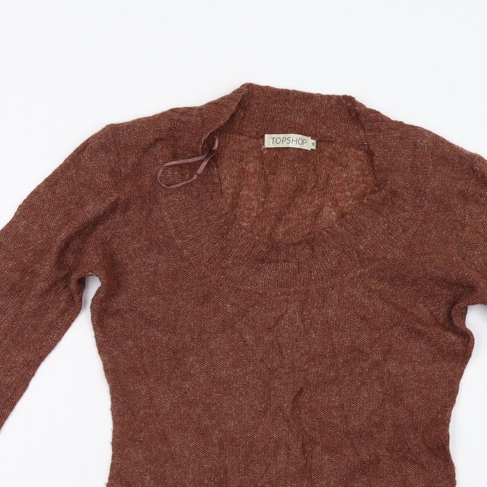 Topshop Womens Brown   A-Line  Size 10