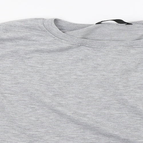 SheIn Womens Grey   Pullover Hoodie Size L
