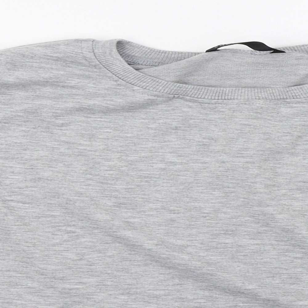 SheIn Womens Grey   Pullover Hoodie Size L