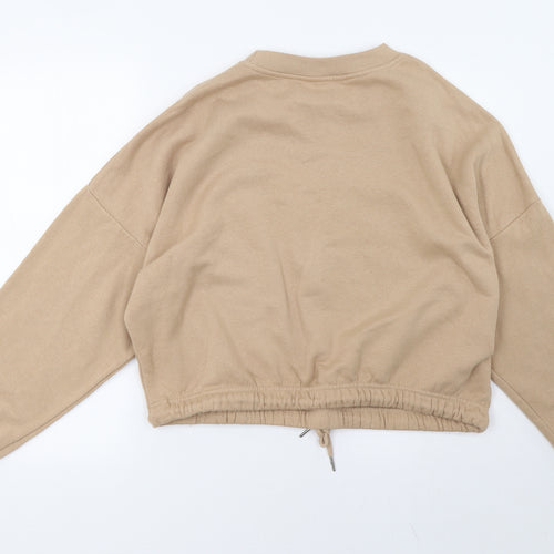 pep&co Womens Beige   Pullover Sweatshirt Size L