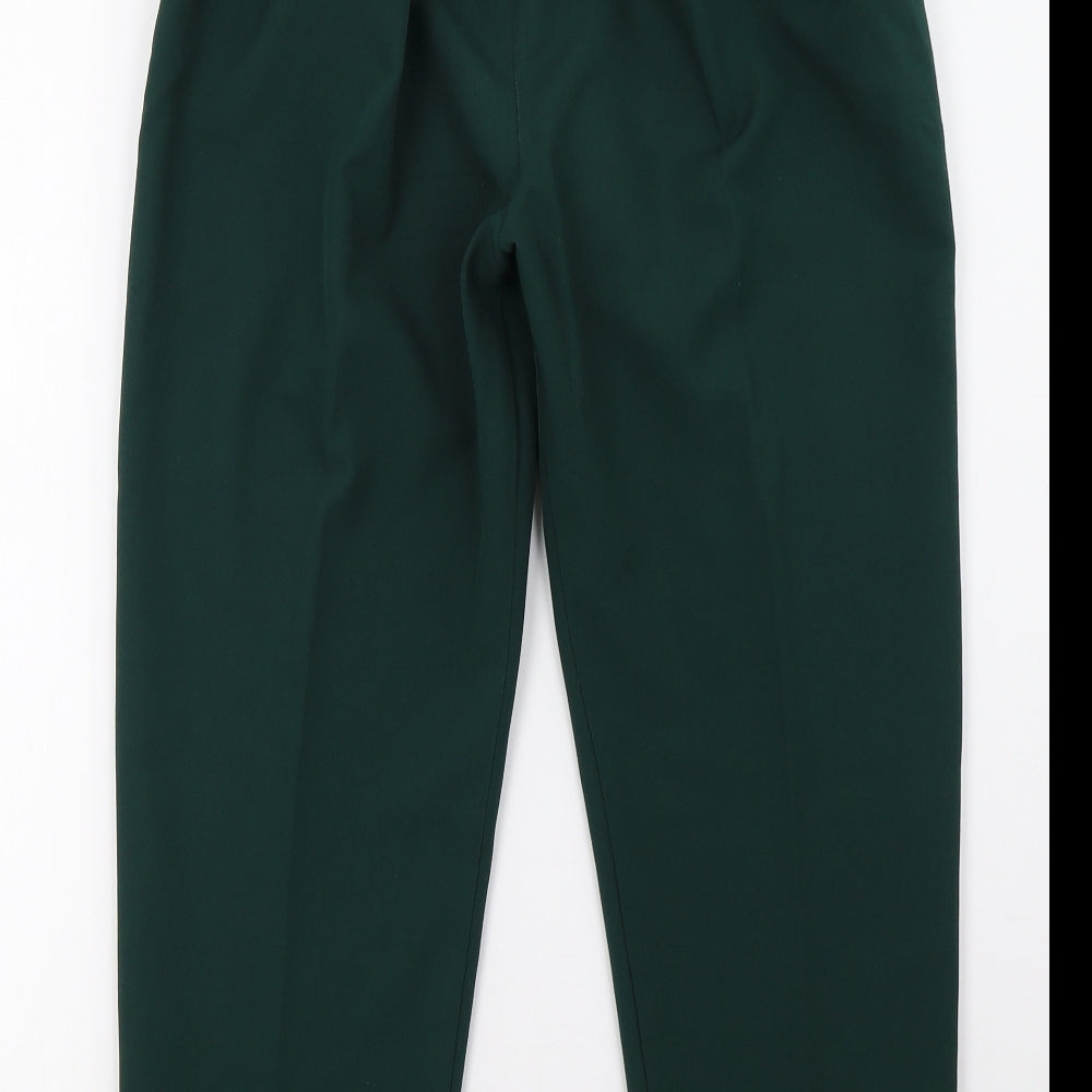 Preworn Womens Green   Trousers  Size 12 L27 in