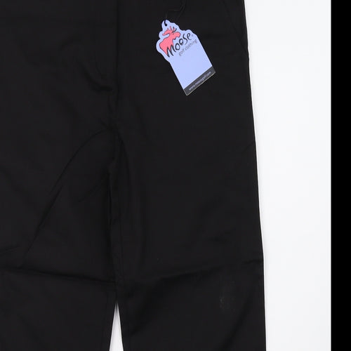 moose Womens Black   Trousers  Size 12 L26 in