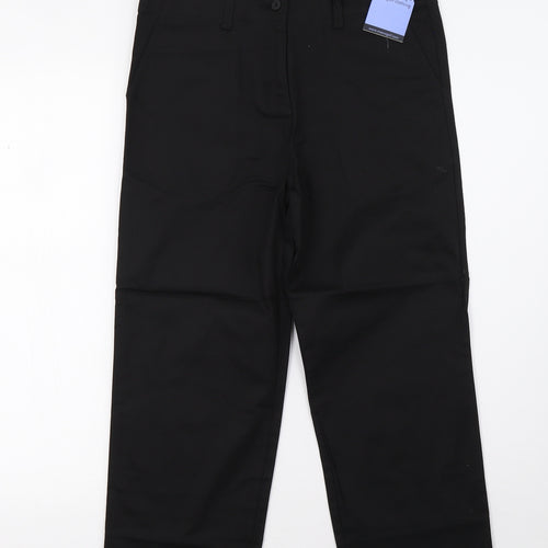 moose Womens Black   Trousers  Size 12 L26 in
