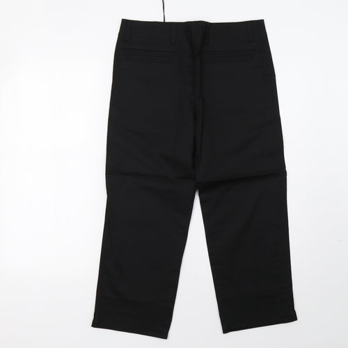 moose Womens Black   Trousers  Size 12 L26 in