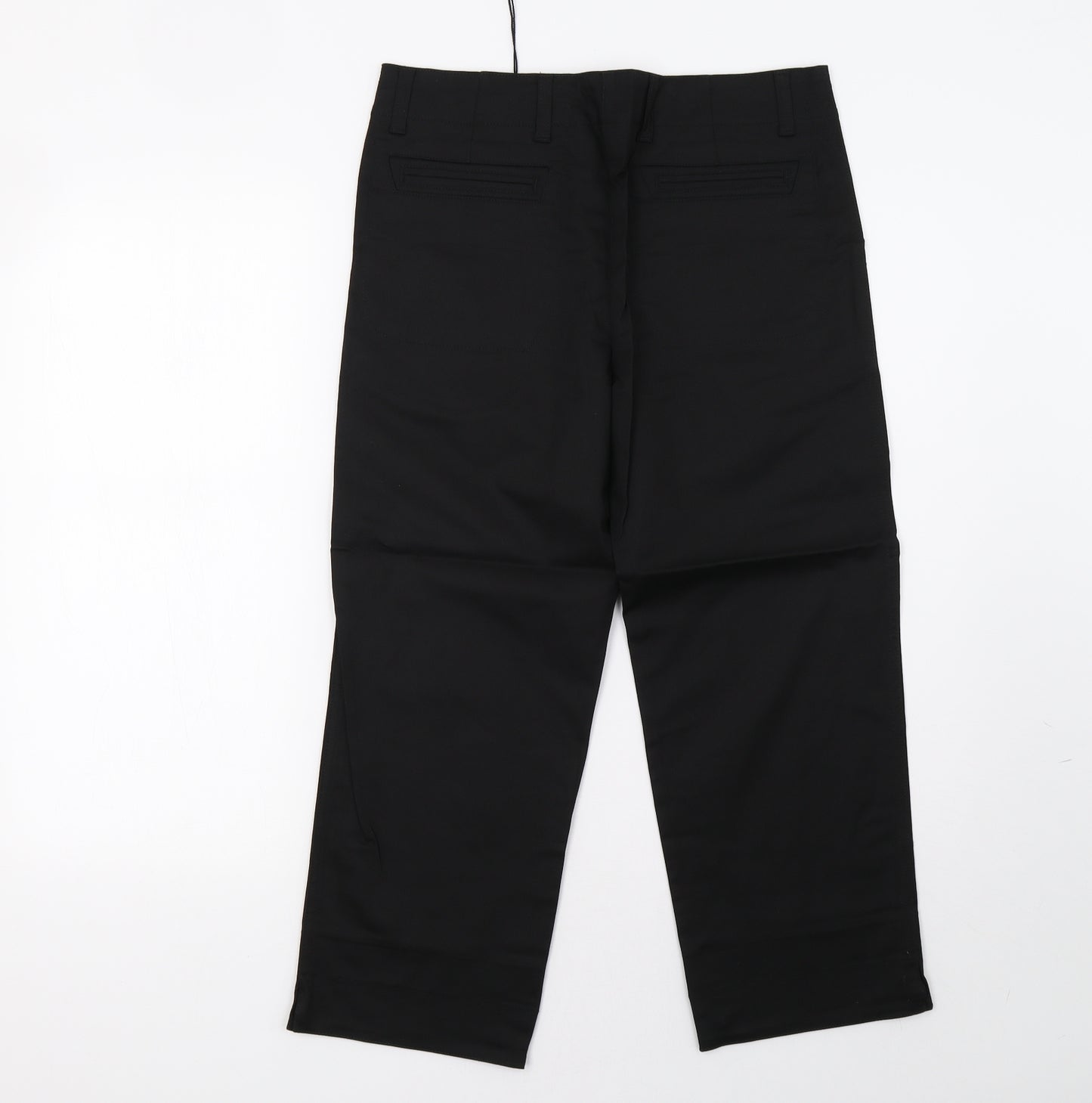 moose Womens Black   Trousers  Size 12 L26 in