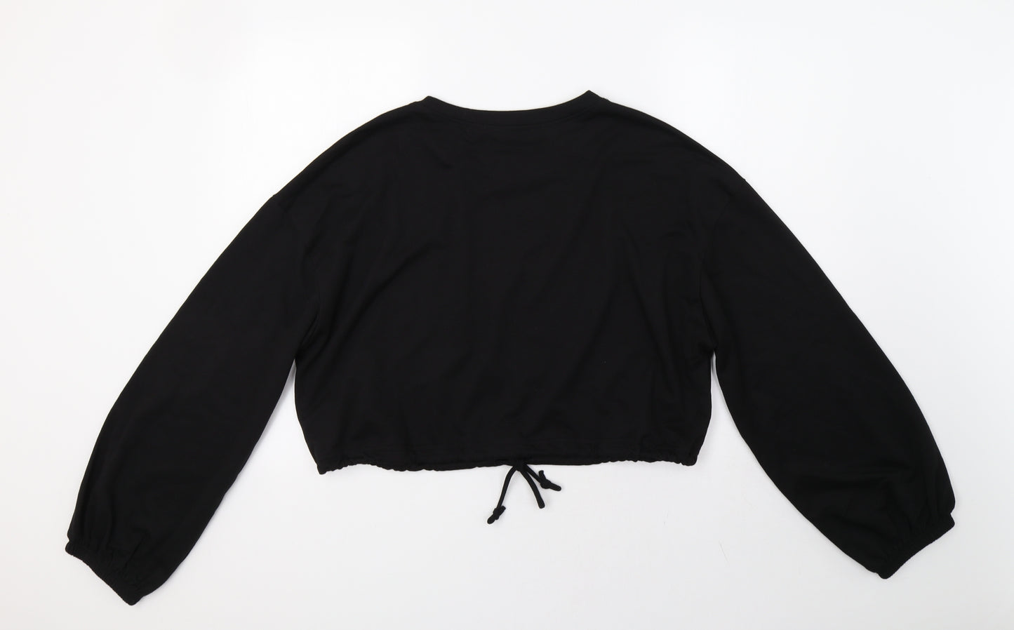 SheIn Womens Black   Pullover Sweatshirt Size XL