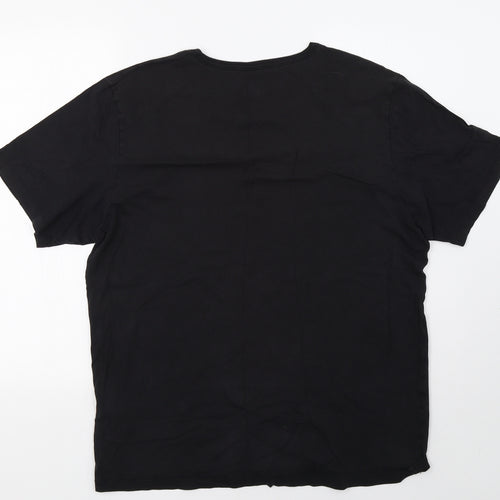 HUGO BOSS Mens Black    T-Shirt Size 2XL