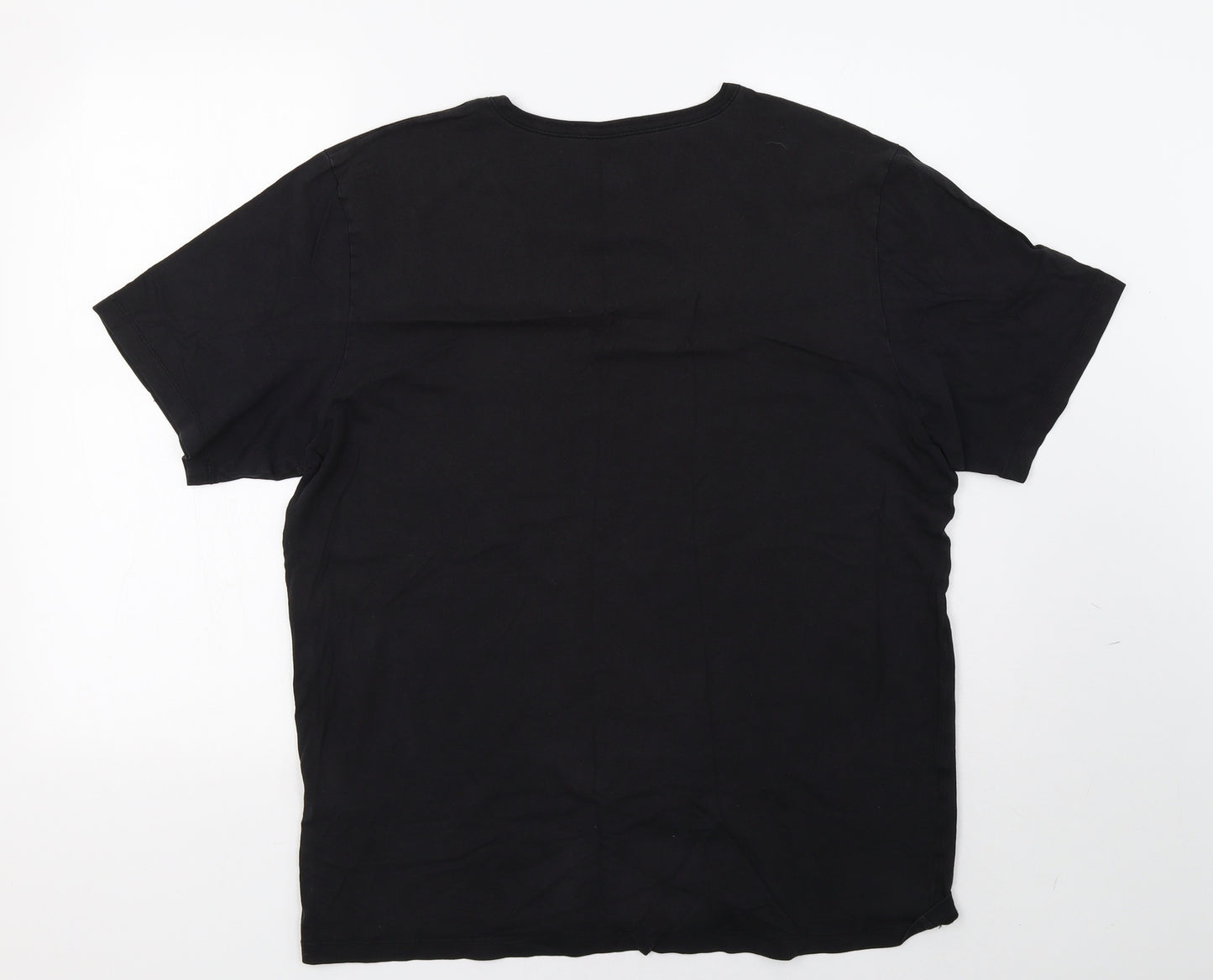 HUGO BOSS Mens Black    T-Shirt Size 2XL