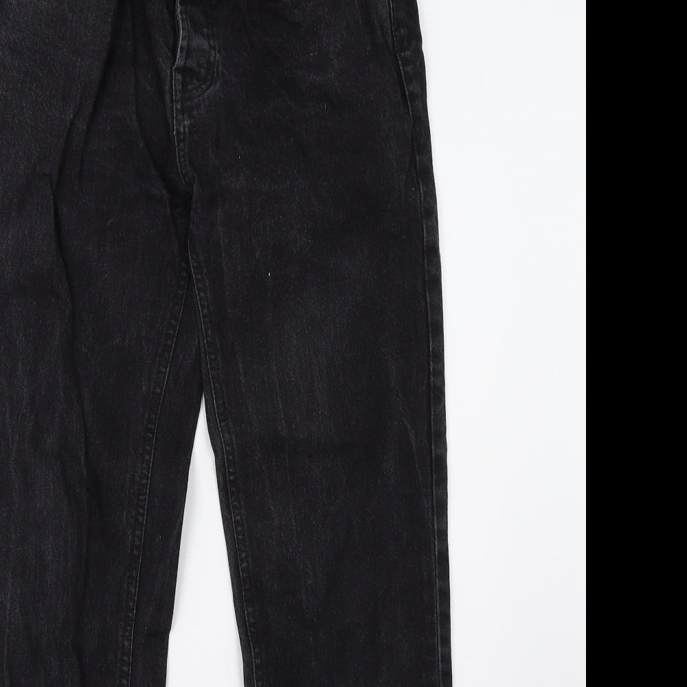 Primark Mens Black  Denim Straight Jeans Size 32 L32 in
