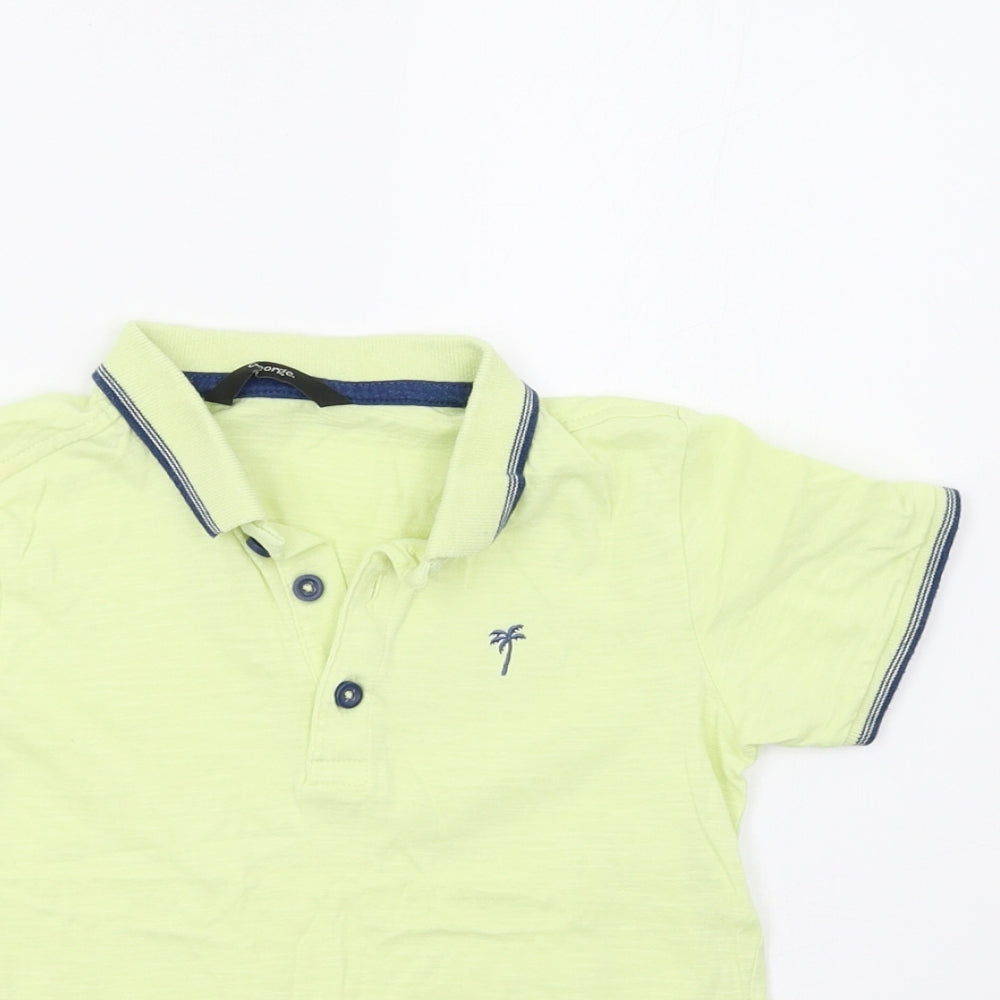 George Boys Yellow   Basic Polo Size 5-6 Years