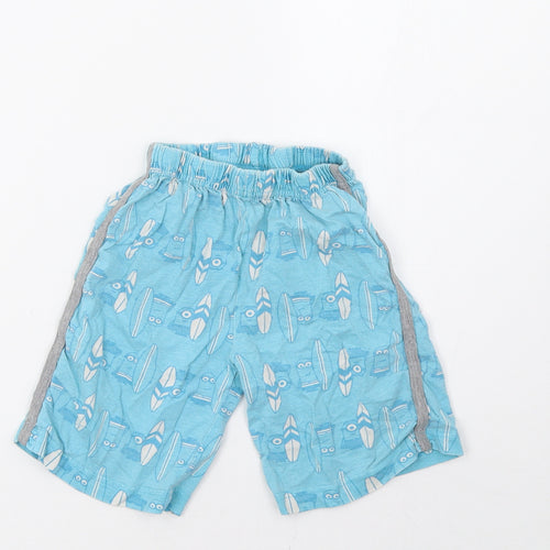 George Boys Blue Polka Dot   Sleep Shorts Size 3-4 Years