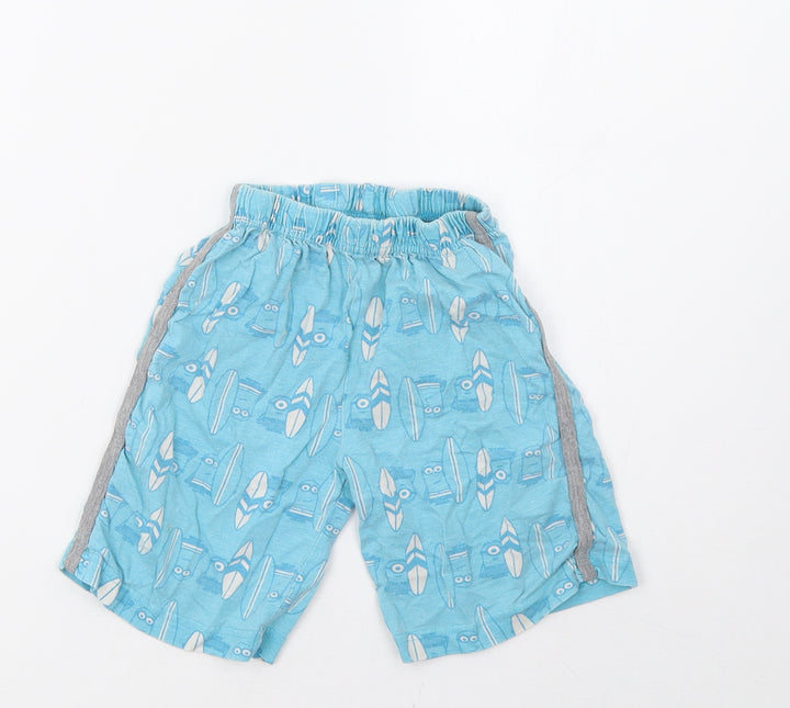 George Boys Blue Polka Dot Sleep Shorts Size 3-4 Years