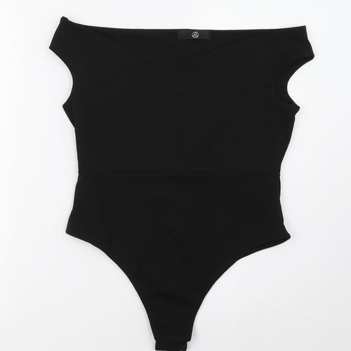 Missguided Womens Black   Bodysuit One-Piece Size 12
