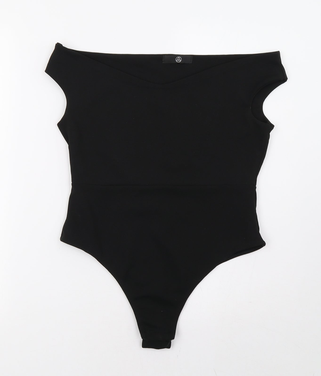 Missguided Womens Black   Bodysuit One-Piece Size 12