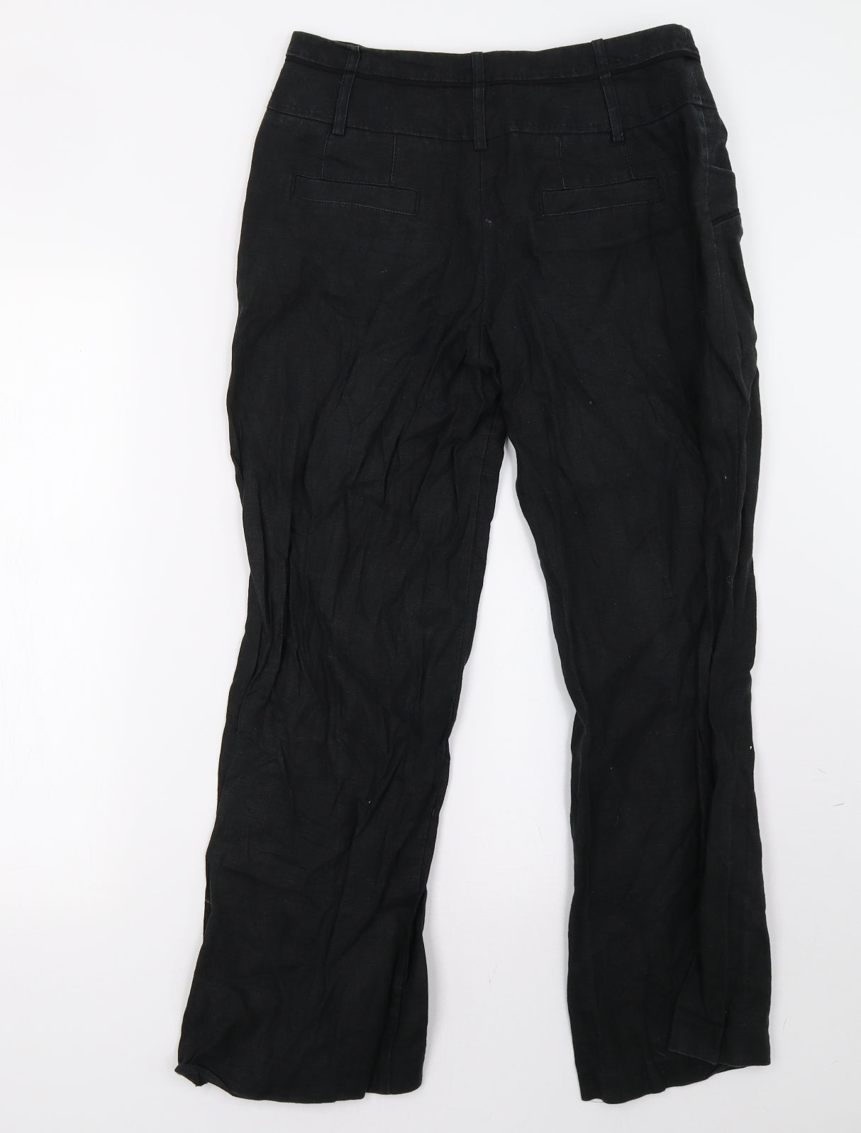 NEXT Womens Black   Trousers  Size 12 L28 in