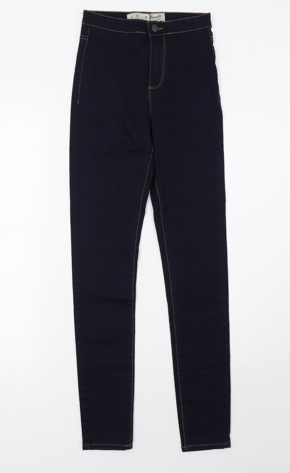 Primark Womens Blue  Denim Skinny Jeans Size 6 L30 in