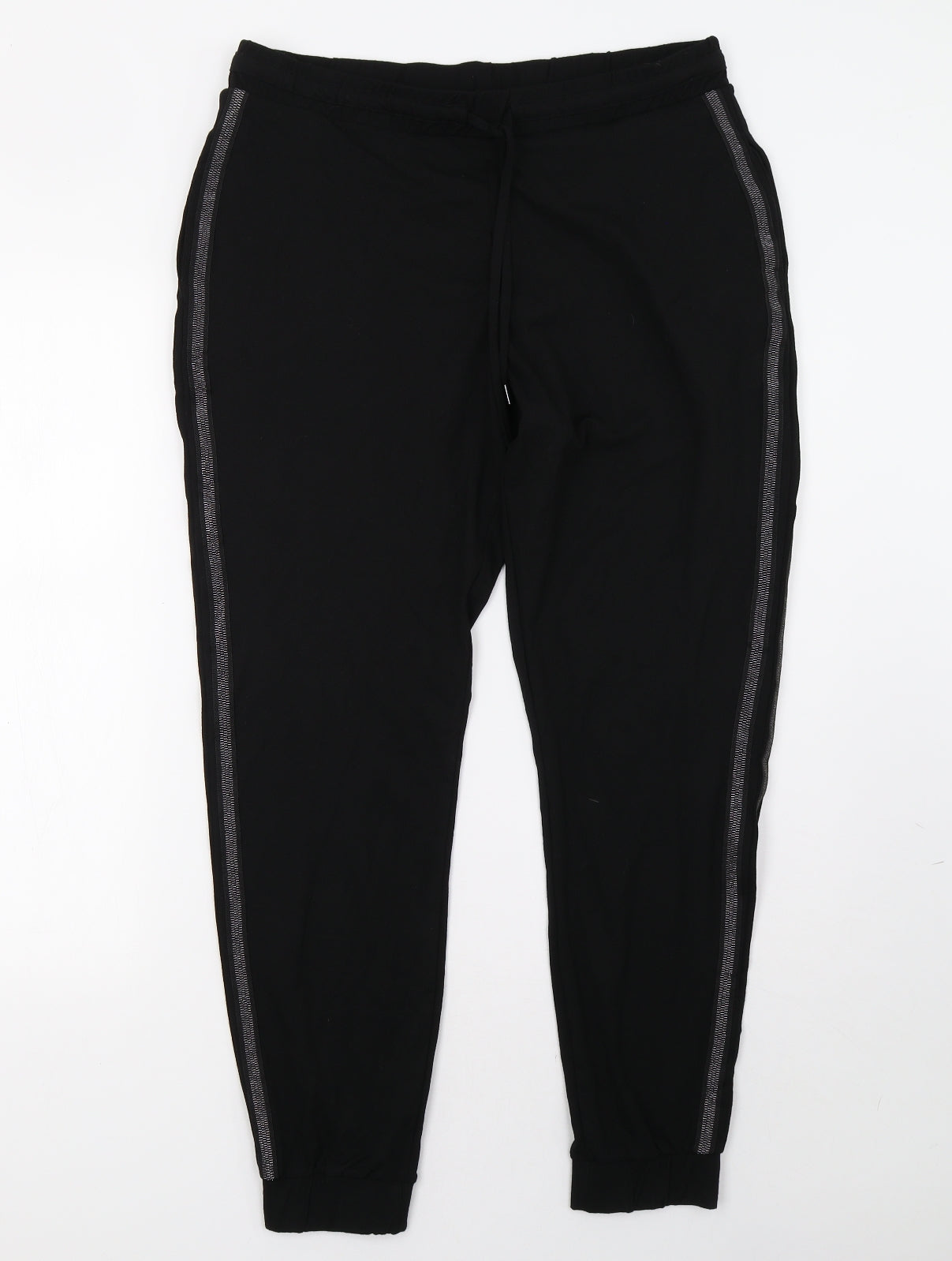 NEXT Womens Black   Jogger Trousers Size 16 L29 in