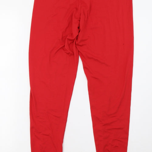 Crane Womens Red   Trousers  Size 14 L28 in
