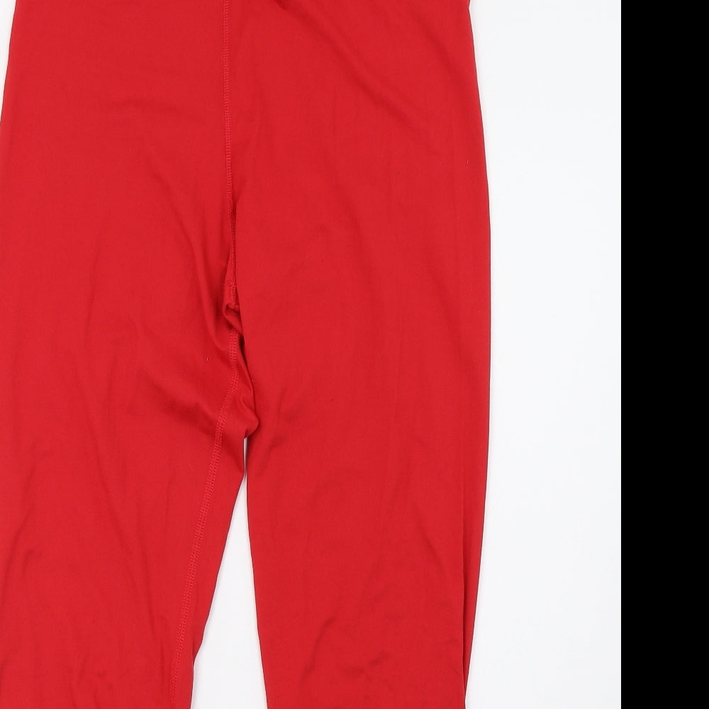 Crane Womens Red   Trousers  Size 14 L28 in