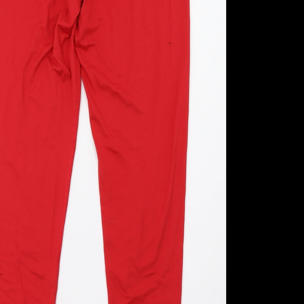 Crane Womens Red   Trousers  Size 14 L28 in