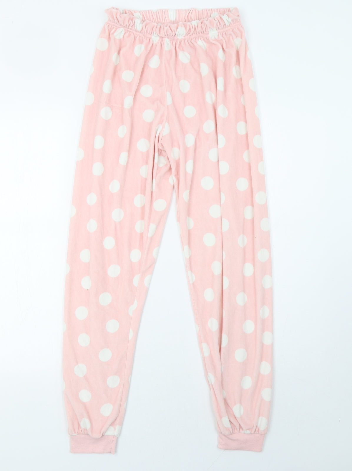 Primark Womens Pink Polka Dot   Pyjama Pants Size 8