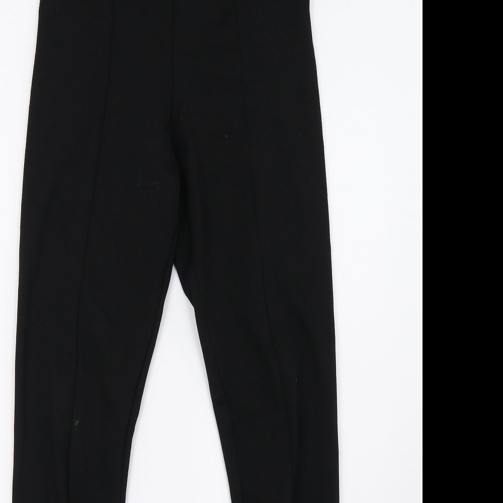 H&M Womens Black   Trousers  Size 28 L30 in