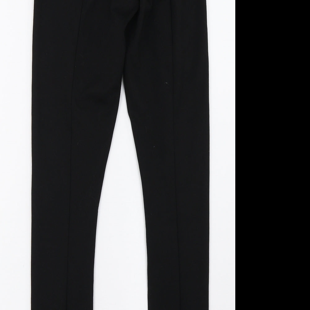 H&M Womens Black   Trousers  Size 28 L30 in