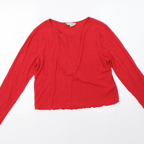 Miss Selfridge Womens Red   Pullover Sweatshirt Size 14