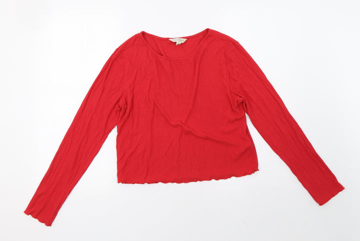 Miss Selfridge Womens Red   Pullover Sweatshirt Size 14