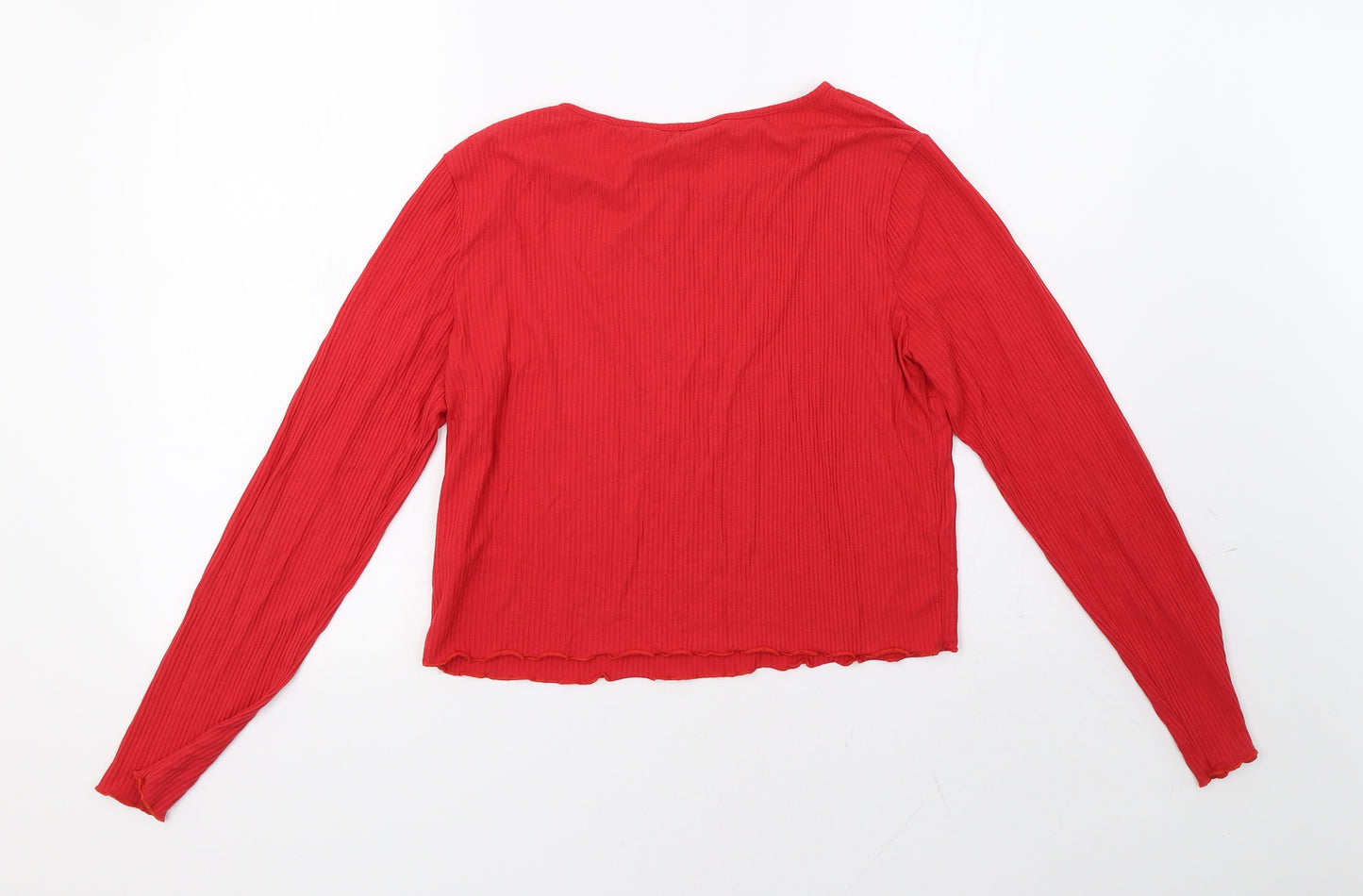 Miss Selfridge Womens Red   Pullover Sweatshirt Size 14