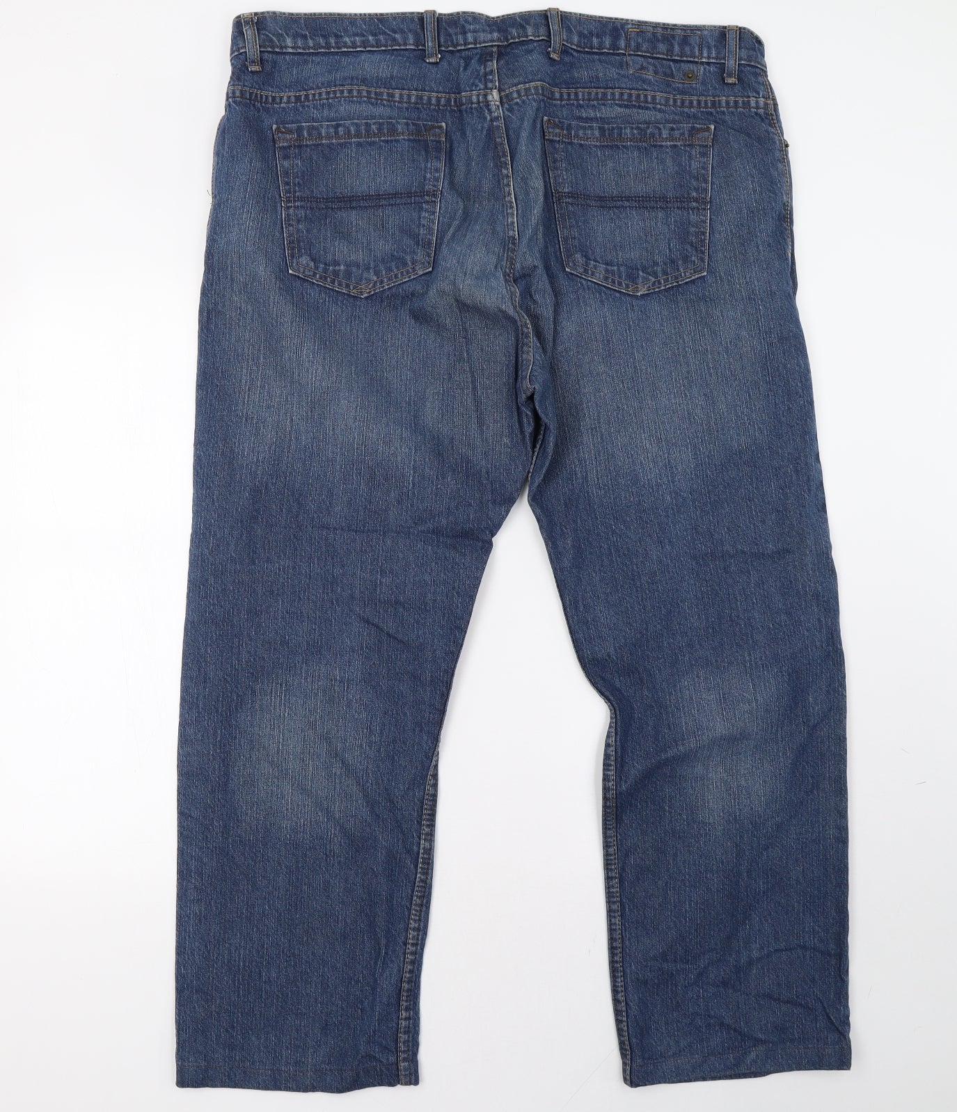 Marks and Spencer Mens Black  Denim Straight Jeans Size 40 L33 in
