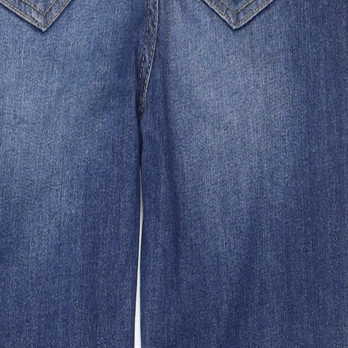 F&F Womens Blue  Denim Cropped Jeans Size 8 L23 in
